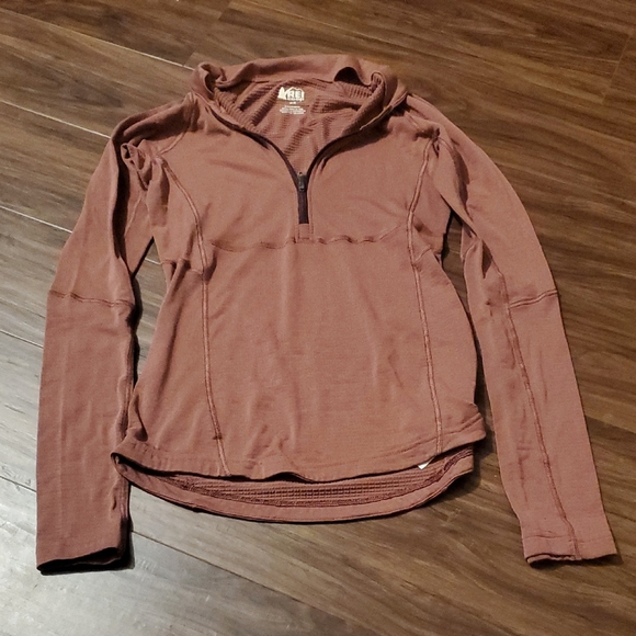 REI Tops - REI Women's Base Layer Quarter-Zip Sweatshirt